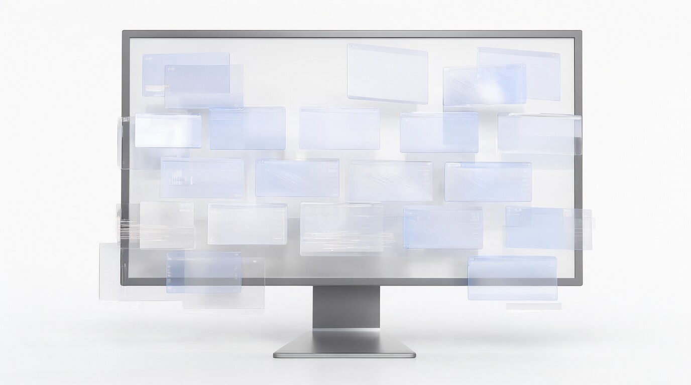 Best free software interfaces arranged around a monitor