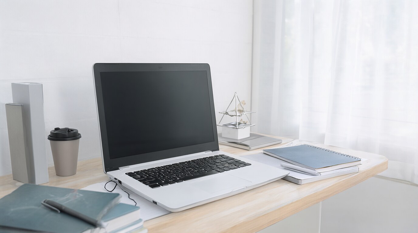 Best student laptops 2026: laptop on a study desk