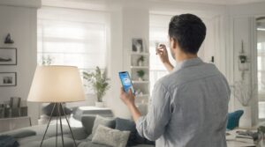 Setting up a smart home: installing a smart bulb with a phone app