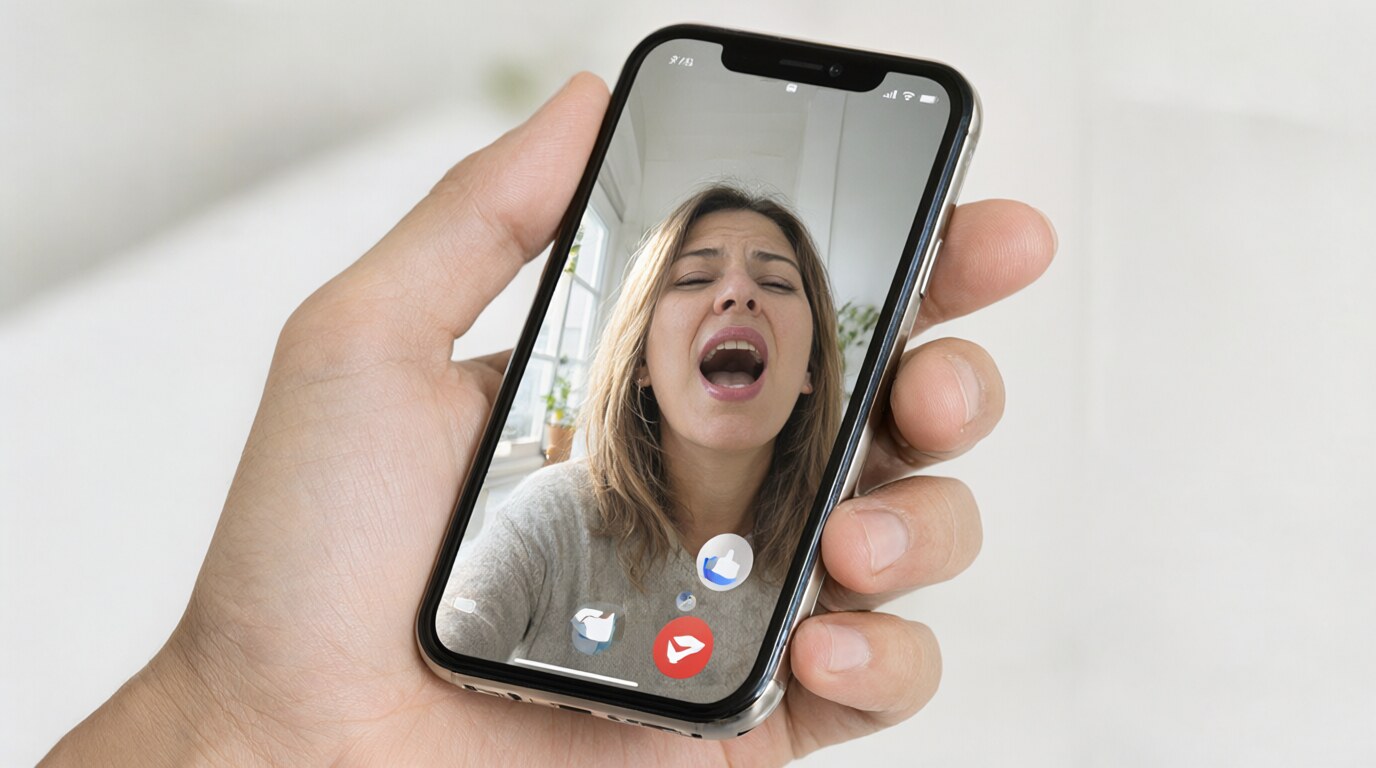 Teaching TikTok your preferences on a smartphone feed