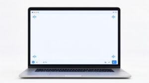 Windows 11 screen reader accessibility feature on a laptop